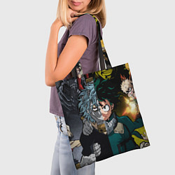 Сумка-шопер Моя геройская академия 1, цвет: 3D-принт — фото 2