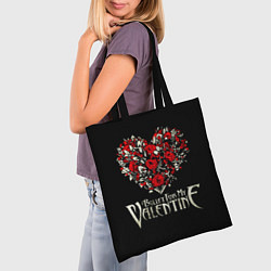 Сумка-шопер Bullet For My Valentine: Temper Temper, цвет: 3D-принт — фото 2