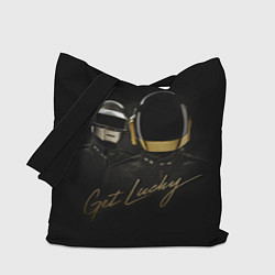Сумка-шопер Daft Punk: Get Lucky, цвет: 3D-принт