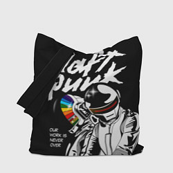 Сумка-шопер Daft Punk: Our work is never over, цвет: 3D-принт