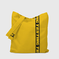 Сумка-шопер ASAP Rocky: Yellow Testing, цвет: 3D-принт