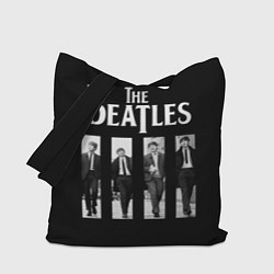 Сумка-шопер The Beatles: Black Side, цвет: 3D-принт