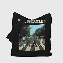 Сумка-шопер The Beatles: Abbey Road, цвет: 3D-принт