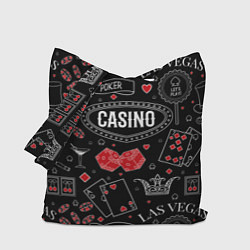 Сумка-шопер Casino, цвет: 3D-принт