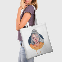 Сумка-шопер Billie Eilish: Six Feet Under, цвет: 3D-принт — фото 2