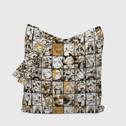 Сумка-шопер BOKU NO HERO ACADEMIA MHA МОЯ ГЕРОЙСКАЯ АКАДЕМИЯ, цвет: 3D-принт