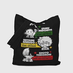 Сумка-шопер Boku no Hero Academia, цвет: 3D-принт