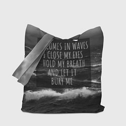 Сумка-шоппер Bring Me The Horizon - it comes in waves