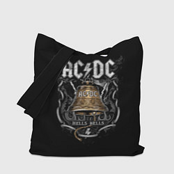 Сумка-шопер ACDC - hells bells, цвет: 3D-принт