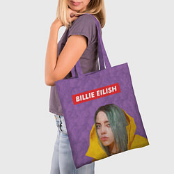 Сумка-шопер Billie Eilish, цвет: 3D-принт — фото 2