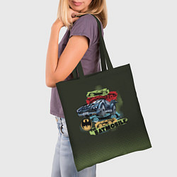 Сумка-шопер The Batmobile, цвет: 3D-принт — фото 2