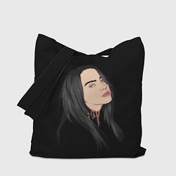 Сумка-шопер Billie Eilish: Black Style, цвет: 3D-принт