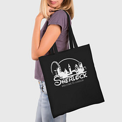 Сумка-шопер Sherlock, цвет: 3D-принт — фото 2