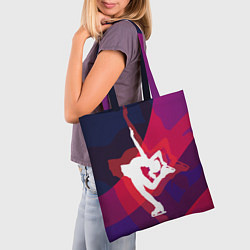 Сумка-шопер Фигурное катание, цвет: 3D-принт — фото 2
