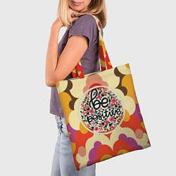 Сумка-шопер На позитиве, цвет: 3D-принт — фото 2