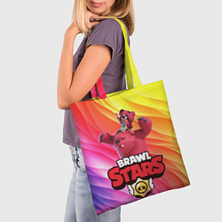 Сумка-шопер Brawl Stars - Nita, цвет: 3D-принт — фото 2