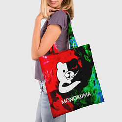 Сумка-шопер MONOKUMA, цвет: 3D-принт — фото 2