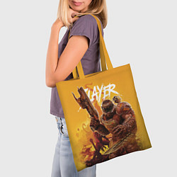Сумка-шопер Doom Slayer, цвет: 3D-принт — фото 2