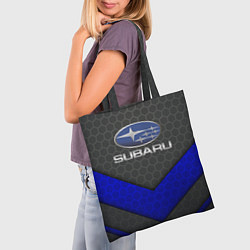 Сумка-шопер SUBARU, цвет: 3D-принт — фото 2
