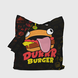 Сумка-шопер Fortnite Durrr Burger, цвет: 3D-принт