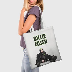 Сумка-шопер Billie Eilish, цвет: 3D-принт — фото 2