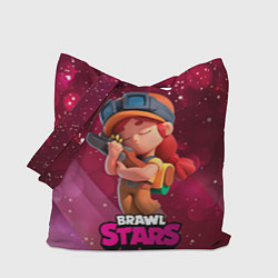 Сумка-шопер Jessie brawl stars, цвет: 3D-принт