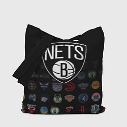 Сумка-шопер Brooklyn Nets 1, цвет: 3D-принт