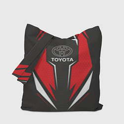 Сумка-шопер Toyota Driver team Red, цвет: 3D-принт