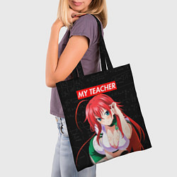 Сумка-шопер SENPAI MY TEACHER, цвет: 3D-принт — фото 2