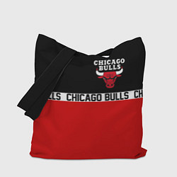 Сумка-шопер CHICAGO BULLS, цвет: 3D-принт