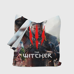 Сумка-шопер The Witcher, цвет: 3D-принт