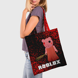 Сумка-шопер Roblox Piggy, цвет: 3D-принт — фото 2