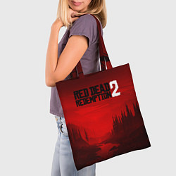 Сумка-шопер Red Dead Redemption 2, цвет: 3D-принт — фото 2