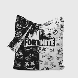 Сумка-шопер FORTNITE MARSHMELLO, цвет: 3D-принт