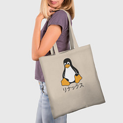 Сумка-шопер Linux, цвет: 3D-принт — фото 2