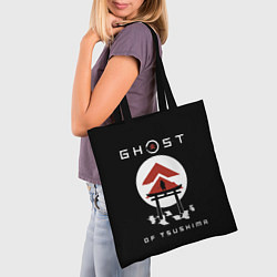Сумка-шопер Ghost of Tsushima, цвет: 3D-принт — фото 2