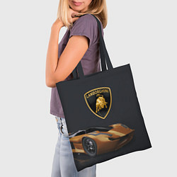 Сумка-шопер Lamborghini- motorsport, цвет: 3D-принт — фото 2