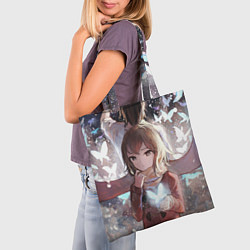 Сумка-шопер Город в котором меня нет, цвет: 3D-принт — фото 2