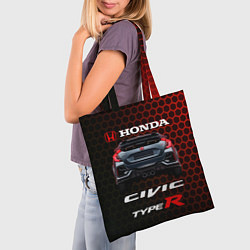 Сумка-шопер Honda Civic Type R, цвет: 3D-принт — фото 2
