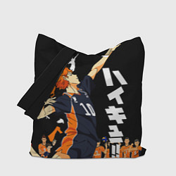 Сумка-шопер ВОЛЕЙБОЛ!! HAIKYUU!!, цвет: 3D-принт