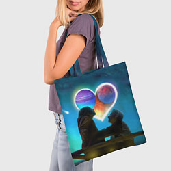 Сумка-шопер Ваня Дмитриенко Венера-Юпитер, цвет: 3D-принт — фото 2
