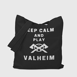 Сумка-шоппер Keep calm and play Valheim