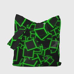 Сумка-шопер Cyber cube, цвет: 3D-принт