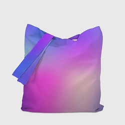 Сумка-шопер Неоновая голографиия, цвет: 3D-принт