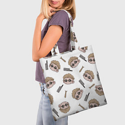 Сумка-шопер Нанами Кенто Магическая битва, цвет: 3D-принт — фото 2