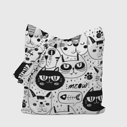 Сумка-шоппер Кошки