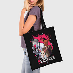 Сумка-шопер BEASTARS Легоши, Луи и Хару, цвет: 3D-принт — фото 2