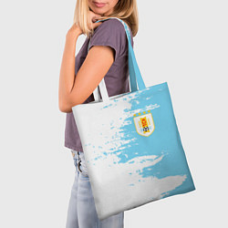 Сумка-шопер Сборная Уругвая, цвет: 3D-принт — фото 2