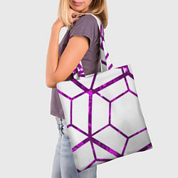 Сумка-шопер Hexagon, цвет: 3D-принт — фото 2