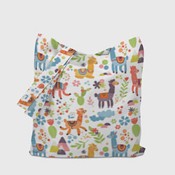 Сумка-шоппер Ламы